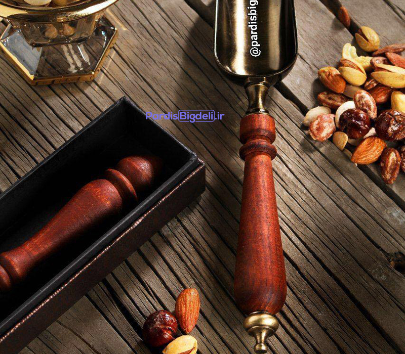 قاشق آجیل چوبی ریور اصل ایتالیا R-3