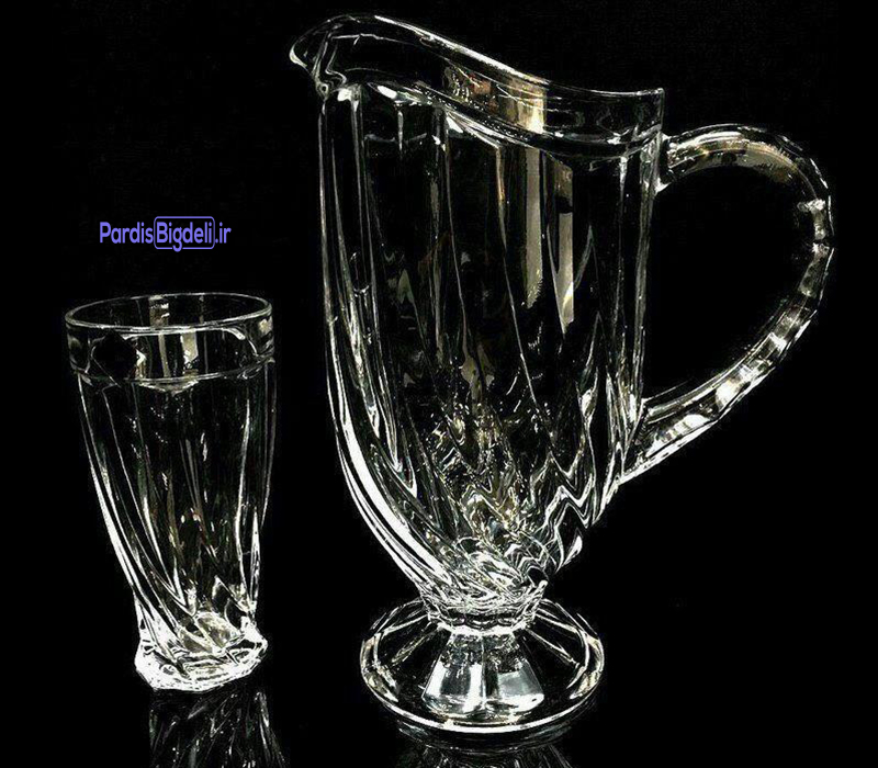 پارچ و لیوان تولیپ