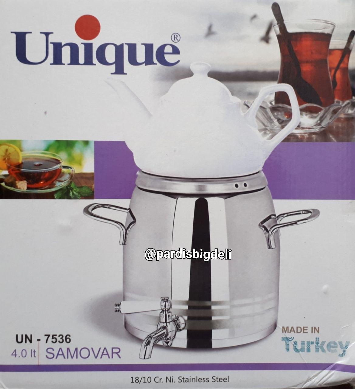 کتری و قوری 4 لیتری یونیک un-7536