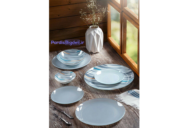 سرويس ٢٥ پارچه گرد طرح آسكي