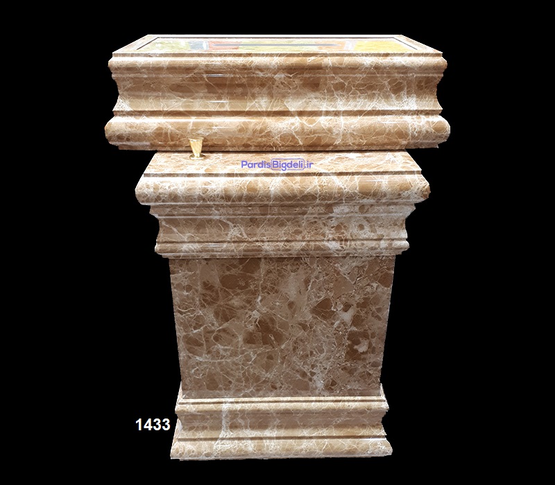 سطل و جای دستمال کاغذی طرح سنگ